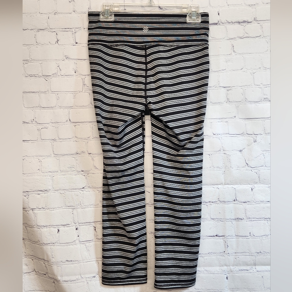 Athleta/ Striped Leggings - Picture 2 of 6